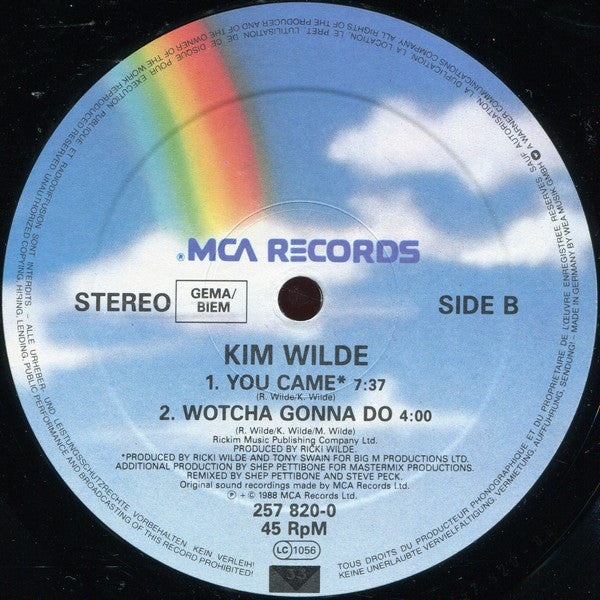 Kim Wilde : Never Trust A Stranger (12", Single)
