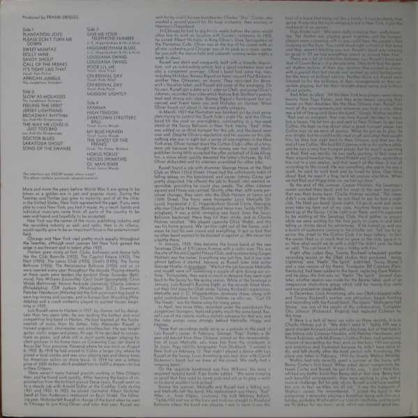 Luis Russell And His Orchestra : Luis Russell And His Louisiana Swing Orchestra (2xLP, Comp)