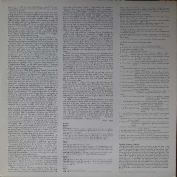 Luis Russell And His Orchestra : Luis Russell And His Louisiana Swing Orchestra (2xLP, Comp)