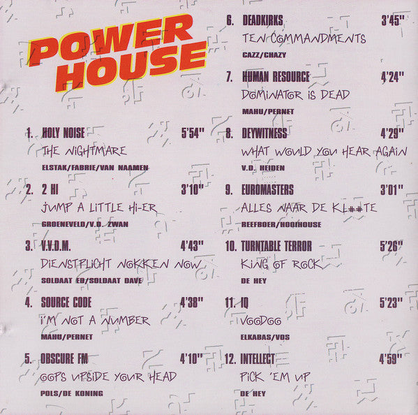 Various : Power House (More Than 70 Minutes The Hardest House !!!) (CD, Comp)