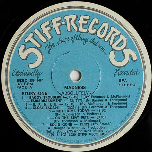 Madness : Absolutely (LP, Album)