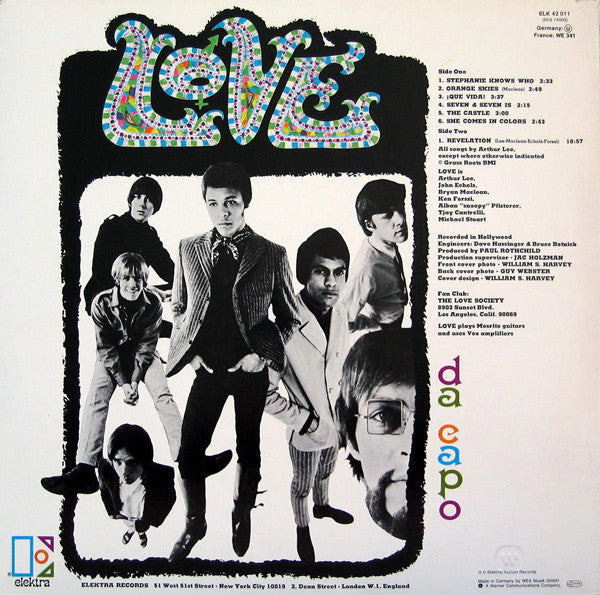 Love : Da Capo (LP, Album, RE)