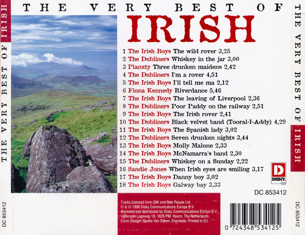 Various : The Very Best Of Irish (CD, Album, Comp)