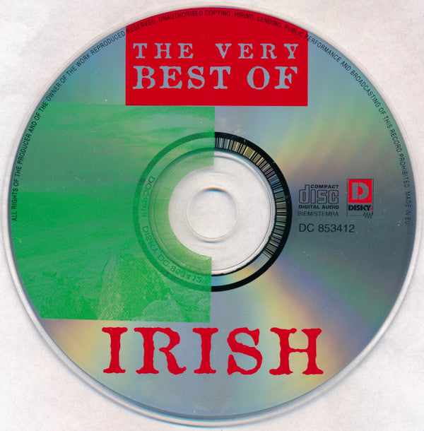 Various : The Very Best Of Irish (CD, Album, Comp)