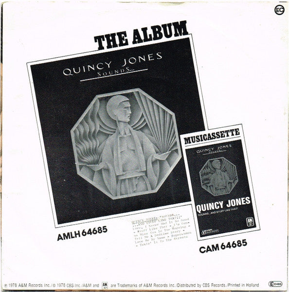 Quincy Jones : Love, I Never Had It So Good (7", Single)