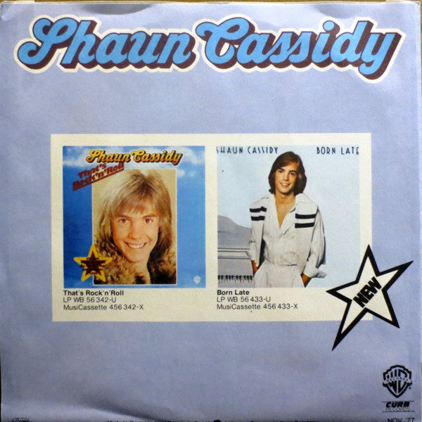 Shaun Cassidy : Hey Deanie (7", Single)
