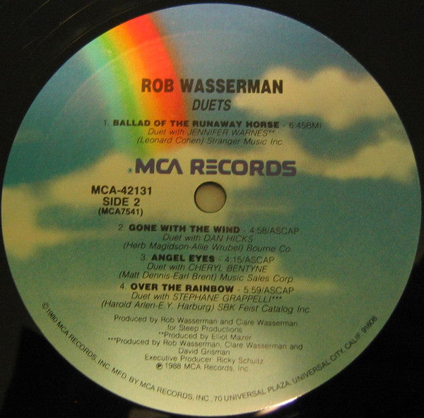 Rob Wasserman : Duets (LP, Album)