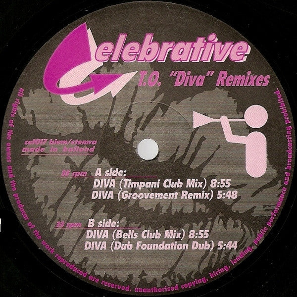 T.O. : Diva (Remixes) (12")