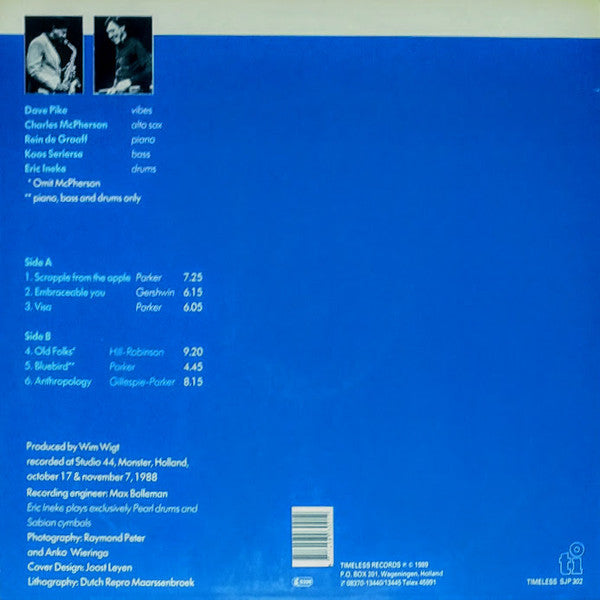 Dave Pike / Charles McPherson : Bluebird (LP, Album)