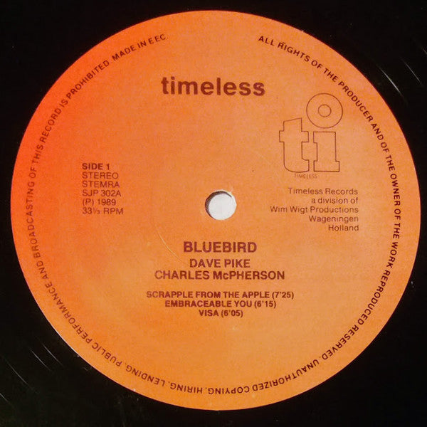 Dave Pike / Charles McPherson : Bluebird (LP, Album)