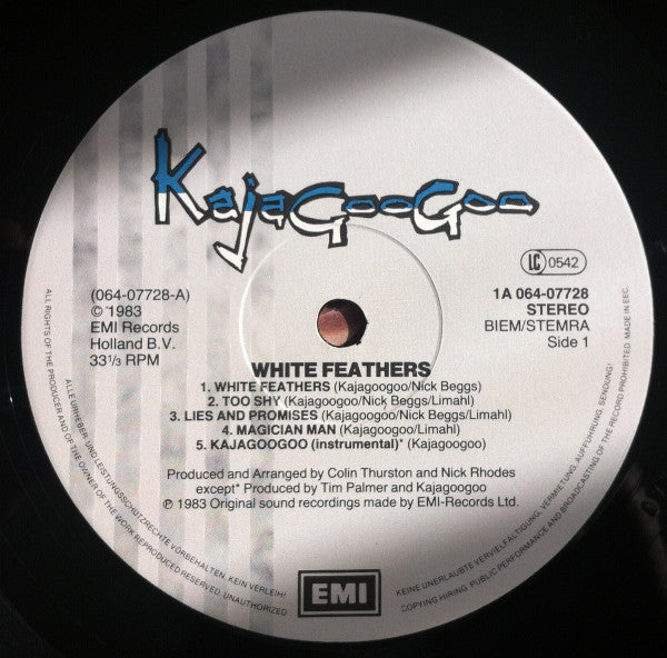 KajaGooGoo : White Feathers (LP, Album)