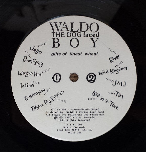 Waldo The Dog Faced Boy : Gifts Of Finest Wheat (LP, Album, Ltd)