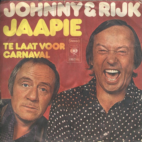 Johnny & Rijk : Jaapie, Jaapie (7", Single)