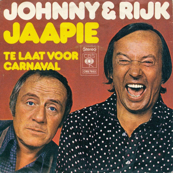 Johnny & Rijk : Jaapie, Jaapie (7", Single)