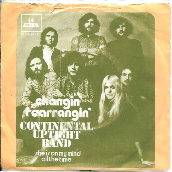The Continental Uptight Band : Changin' Rearrangin'  (7", Single)