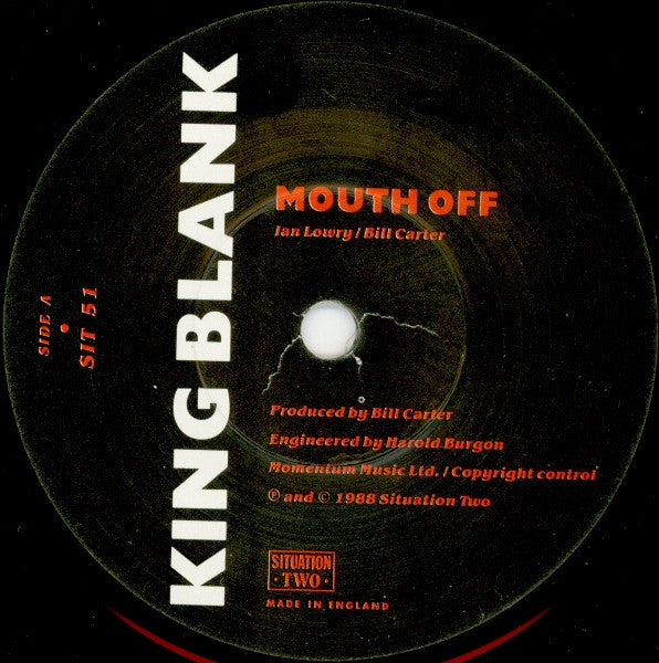 King Blank : Mouth Off (7")