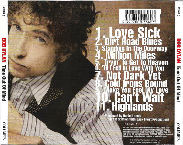 Bob Dylan : Time Out Of Mind (CD, Album + CD, Bon)