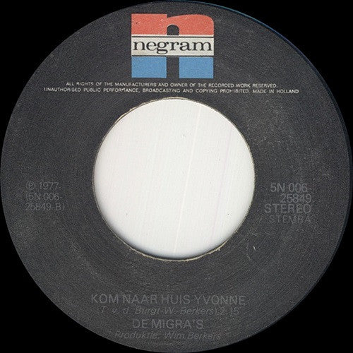 De Migra's : Het Stadje Kufstein (7", Single)