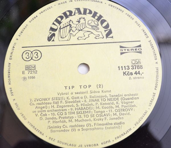 Various : Tip Top 2 (LP, Comp)