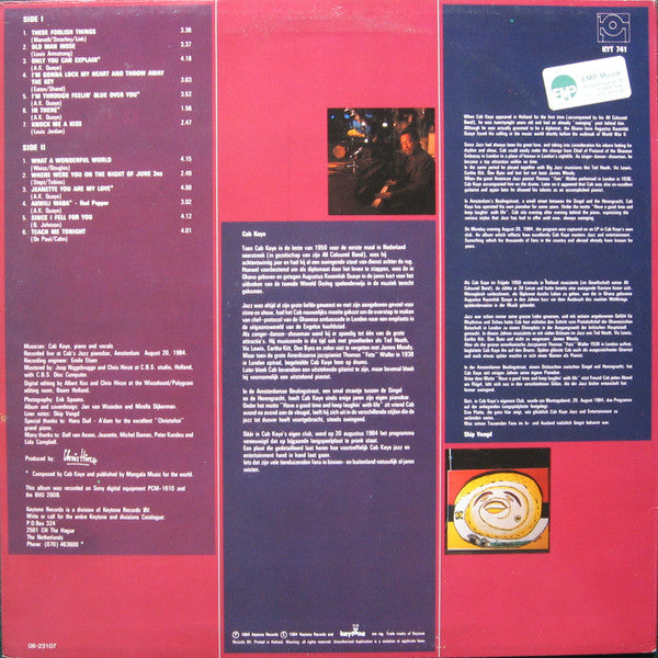Cab Kaye : The Key (LP, Album)