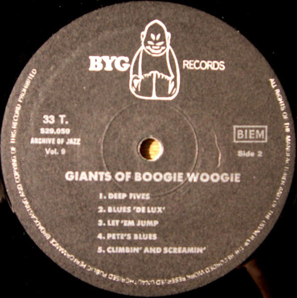 Various : Giants Of Boogie Woogie (LP, Comp, RE)