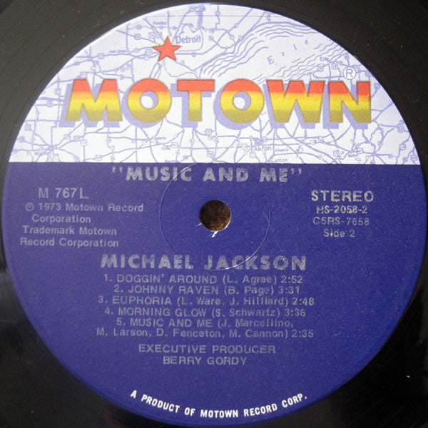 Michael Jackson : Music & Me (LP, Album)