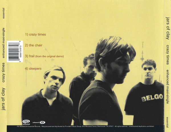 Jars Of Clay : Crazy Times (CD, Maxi, Enh)
