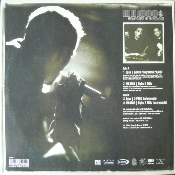 Spax / MB 1000 : 24/365 / Stylez & Skillz (12")