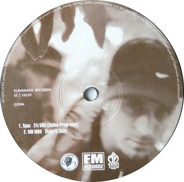 Spax / MB 1000 : 24/365 / Stylez & Skillz (12")
