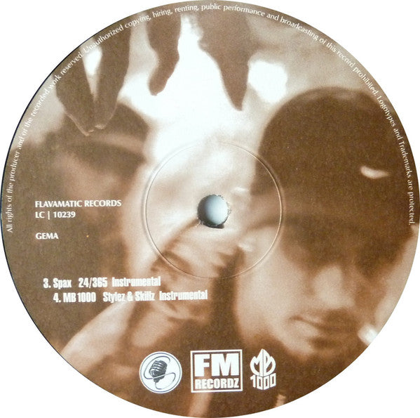 Spax / MB 1000 : 24/365 / Stylez & Skillz (12")