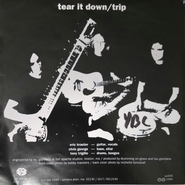 Drumming On Glass : Tear It Down / Trip (7", Single)