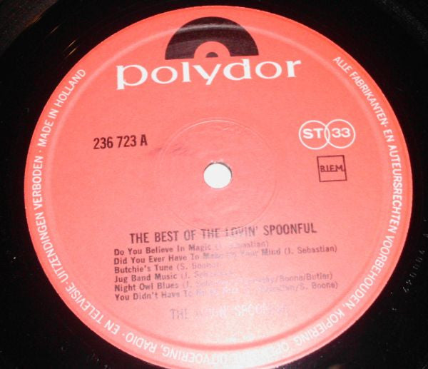 The Lovin' Spoonful : The Best Of The Lovin' Spoonful (LP, Comp, Fli)