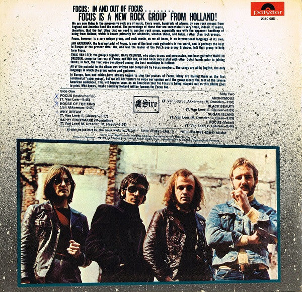 Focus (2) : In And Out Of Focus (LP, Album)