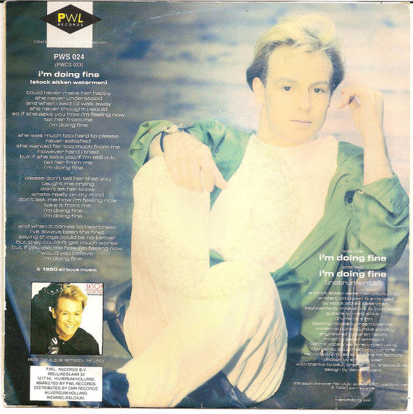 Jason Donovan : I'm Doing Fine (7")