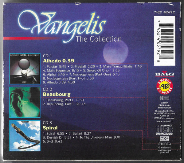 Vangelis : The Collection (CD, Album, RE + CD, Album, RE + CD, Album, RE + Bo)