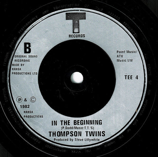 Thompson Twins : In The Name Of Love (7", Single, Sil)