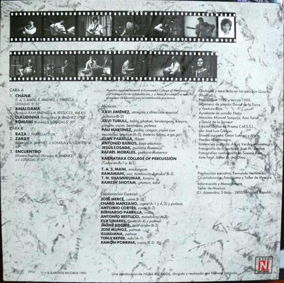Amalgama (2) Con Karnataka College Of Percussion : Encuentro (LP, Album)