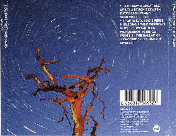 J. Xaverre : These Acid Stars (CD, Album, Dis)