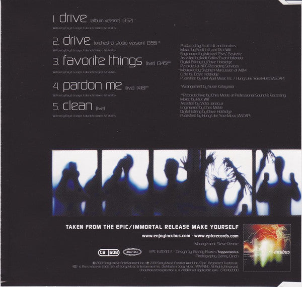 Incubus (2) : Drive (CD, Maxi)
