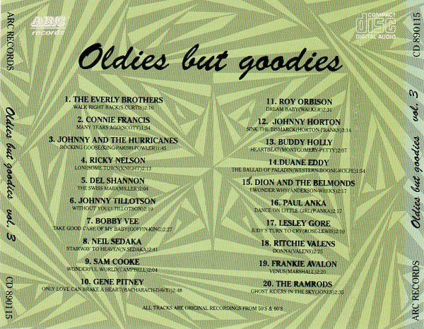 Various : Oldies But Goodies Vol. 3 (CD, Comp)