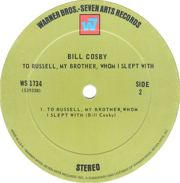 Bill Cosby : To Russell, My Brother, Whom I Slept With (LP, Album)
