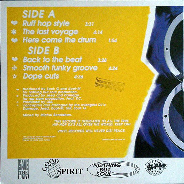Various : Back To The Beat (12", Ltd, RE)