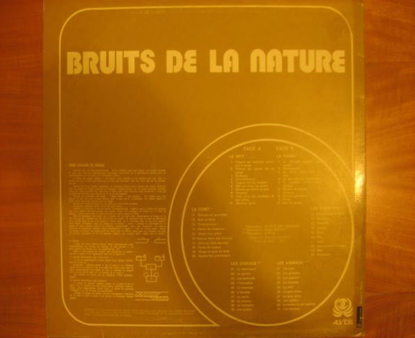 Various : Bruits De La Nature (LP)