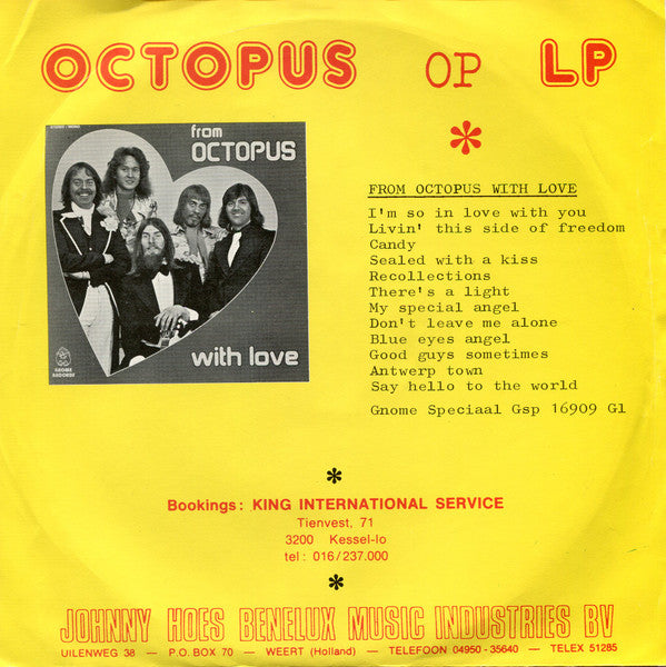 Octopus (5) : Sarah (7", Single)