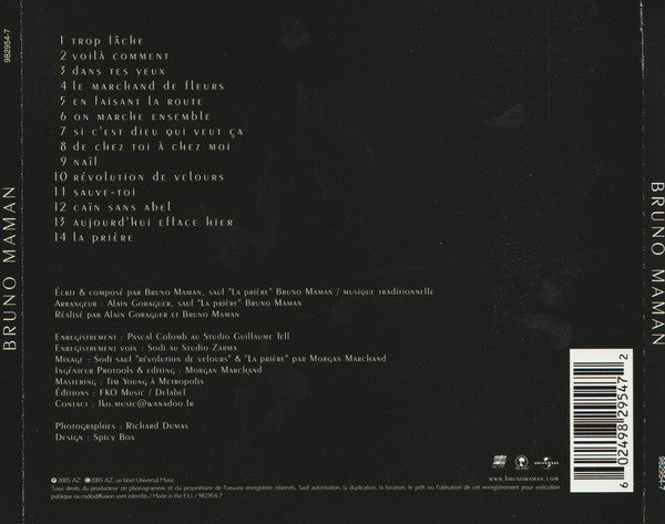Bruno Maman : Bruno Maman (CD, Album)