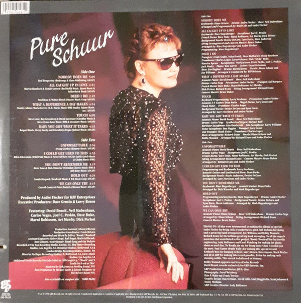 Diane Schuur : Pure Schuur (LP, Album)