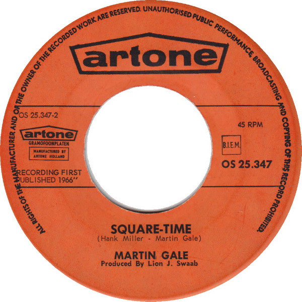 Martin Gale : Amarillo / Square-Time (7", Single)