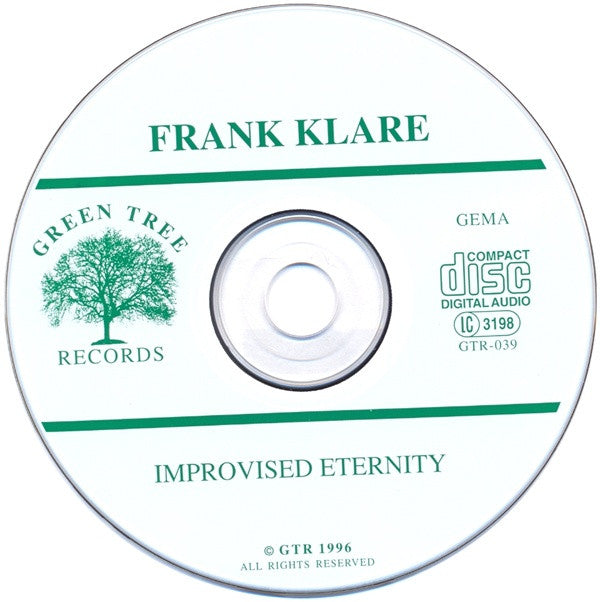 Frank Klare : Improvised Eternity (CD, Album)