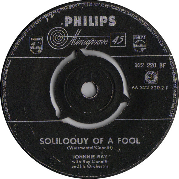 Johnnie Ray : Miss Me Just A Little (7", Single)