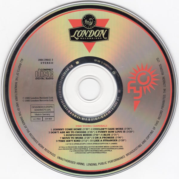 Fine Young Cannibals : Fine Young Cannibals (CD, Album, RE)